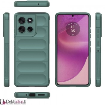 Magic Shield guminis dėklas - žalias (Motorola Moto G86 5G) Magic Shield guminis dėklas - žalias (Motorola Moto G86 5G)